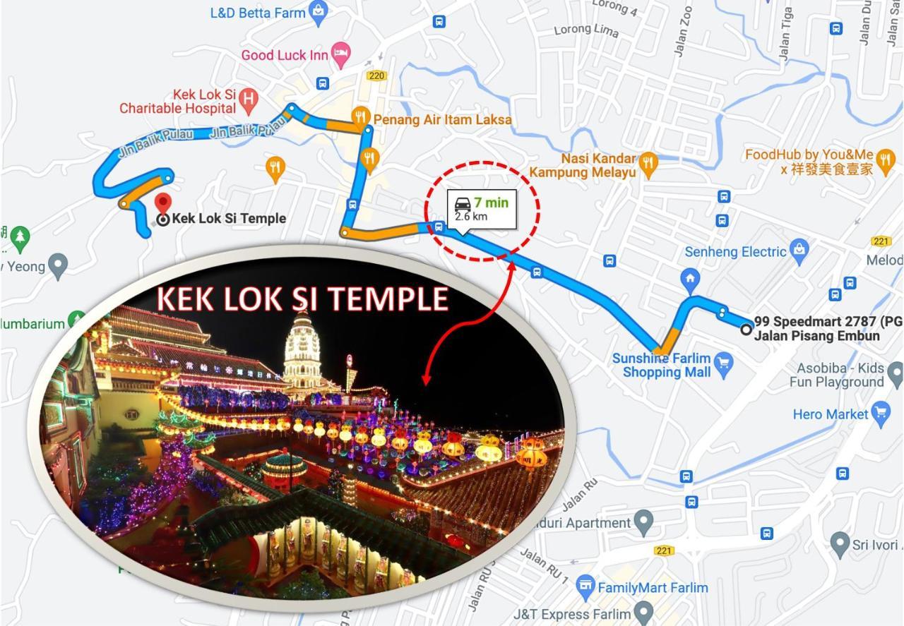 Cozy Suite For 2-6 Pax Near Kek Lok Si, Penang Hill, Sunshine Central 亚依淡 外观 照片